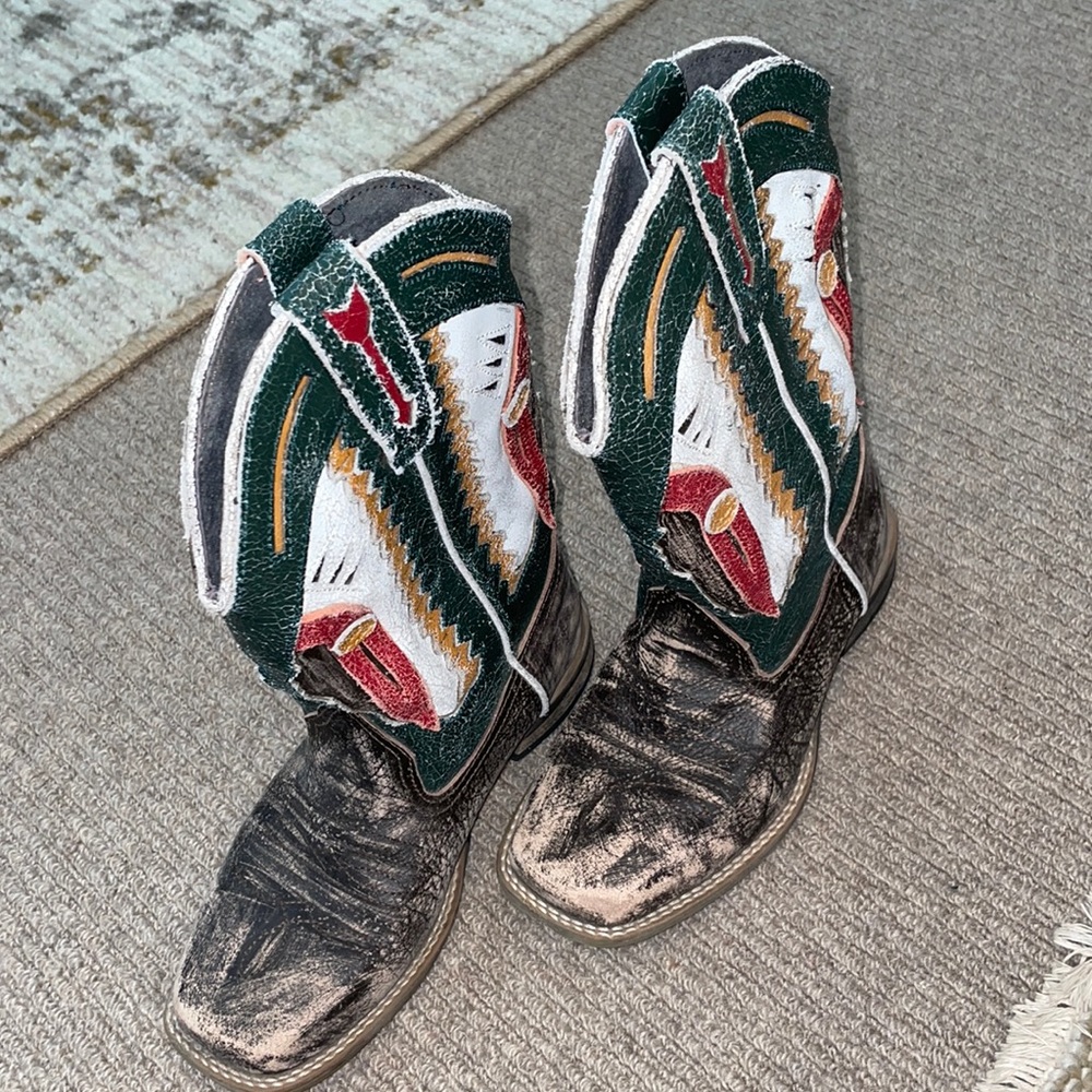 Boys roper cowboy boots